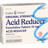 Foster & Thrive Original Strength Acid Reducer Famotidine Tablets 10 mg -30 count
