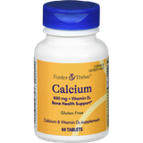 Foster & Thrive Calcium 600 mg + Vitamin D3 Tablets - 60 count