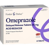 Foster & Thrive Omeprazole 20 mg Delayed Release Tablets - 42 count