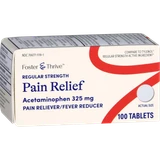 Foster & Thrive Regular Strength Pain Relief Acetaminophen 325 mg Tablets - 100 count