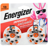 Energizer Hearing Aid Batteries Size 13 - 16 ea
