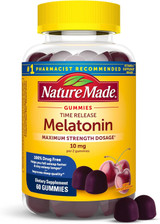 Nature Made Melatonin 10 mg Gummies Time Release Cherry - 60 ct