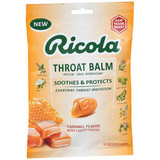 Ricola Throat Balm Drops Caramel - 34 ct
