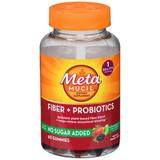 Metamucil Fiber + Probiotics Gummies Strawberry Kiwi & Blackberry - 60 ct