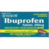 Ibuprofen 200 mg caplet - 50 count