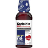 Coricidin HBP Maximum Strength Night Cold & Flu Liquid Cherry - 12 oz