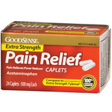 Good Sense Pain Relief XS Caplets, 500 mg - 24 ct