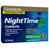 Good Sense Nighttime Cold & Flu Softgels, Original - 16 ct