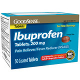Good Sense Ibuprofen Tablets, 200 mg - 50 ct