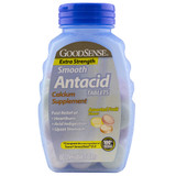 Good Sense Antacid XS Smoothies Chew Tablets, Asst Fruit - 60 ct