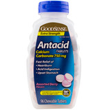 Good Sense Antacid XS Chewable Tablets, Asst Berries - 96 ct