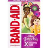 BAND-AID Adhesive Bandages Assorted Sizes Disney Princess - 20 ct