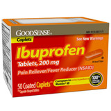 Good Sense Ibuprofen Caplets, 200 mg - 50 ct