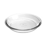 Glass Pie Plate, Clear,  9X1.25" – for Incontinence Protection and Confidence