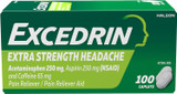 Excedrin Extra Strength Caplets - 100 count