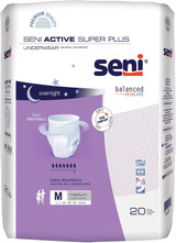 Seni Active Super Plus Underwear Medium Heavy Absorbency - 80 ct