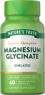 Nature's Truth Buffered Magnesium Glycinate 665mg Quick Release Capsules - 60 ct