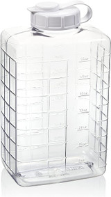 Refrigerator Bottle, Clear, 2 Qt - 1 Package