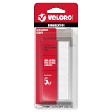 Velcro Sticky Back Strips, White, 3/4"X4" - 1 Package