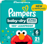 Pampers Baby-Dry Diapers Size 6 - 21 ct