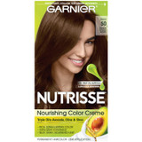 Garnier Nutrisse Ultra Creme Nourishing Permanent Hair Color 50 Medium Natural Brown