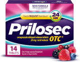 Prilosec OTC Omeprazole 20 mg Acid Reducer, Wildberry - 14 Tablets
