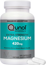 Qunol Minerals Extra Strength magnesium 420 mg - 120 capsules
