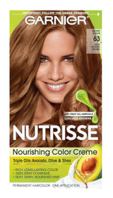 Garnier Nutrisse Ultra Creme Nourishing Permanent Hair Color 63 Light Golden Brown