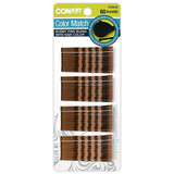 Bobby Pins, Bronze, 60 Ct - 1 Package