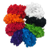 Scunci Girl Ruffle Polytailers, Asst, 8 Pk - 1 Package