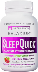 Relaxium SleepQuick Melts Berry Flavor – 100 Count