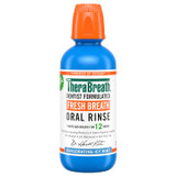 TheraBreath Fresh Breath Oral Rinse Invigorating Icy Mint - 16 oz