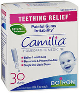 Boiron Camilia Teething Relief Liquid Doses - 30 ct