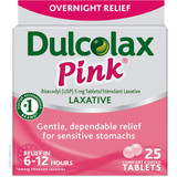 Dulcolax Pink Laxative Comfort Coated Tablets - 25 ct