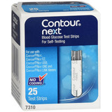Contour Next Blood Glucose Test Strips - 25 Strips Contour Next Blood Glucose Test Strips - 25 Strips