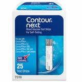 Contour Next Blood Glucose Test Strips - 25 Strips