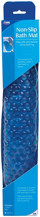 Carex Tub Mat Nonslip Blue