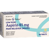 Foster & Thrive Low Dose Aspirin 81 mg Tablets - 180 count