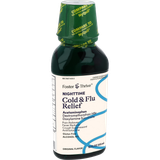 Foster & Thrive Nighttime Cold & Flu Relief Acetaminophen Dextromethorphan HBr Doxylamine Succinate Liquid Original - 12 oz
