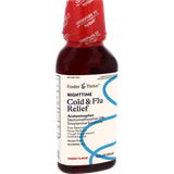 Foster & Thrive Nighttime Cold & Flu Relief Acetaminophen Dextromethorphan HBr Doxylamine Succinate Liquid Cherry - 12 oz