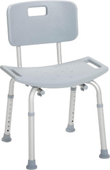 Deluxe Bath Bench with Back