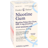 Foster & Thrive Nicotine Polacrilex 4 mg (Nicotine) Gum Original - 50 count