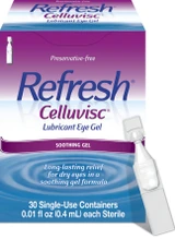 Refresh Celluvisc Lubricant Eye Gel Single-Use Containers - 30 ct