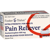 Foster & Thrive Extra Strength Pain Reliever Acetaminophen 500 mg Caplets, 50 Count
