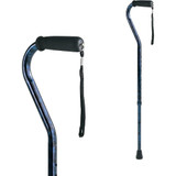 Carex Adjustable Walking Cane, Blue