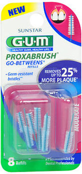 GUM Go-Betweens Proxabrush Refills Moderate - 8 ct