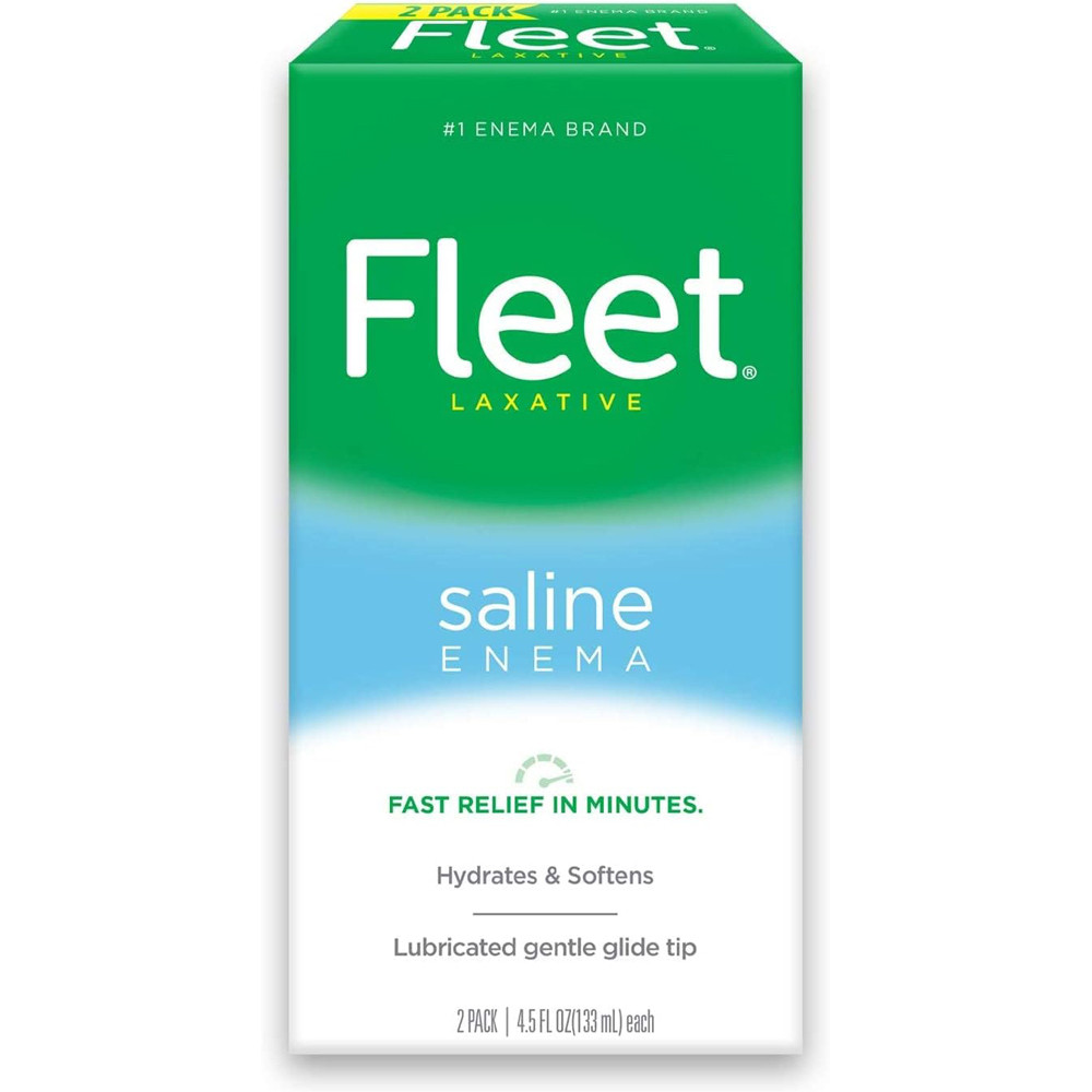 Fleet Enema, ReadytoUse Saline Laxative, 2 4.5 oz The Online