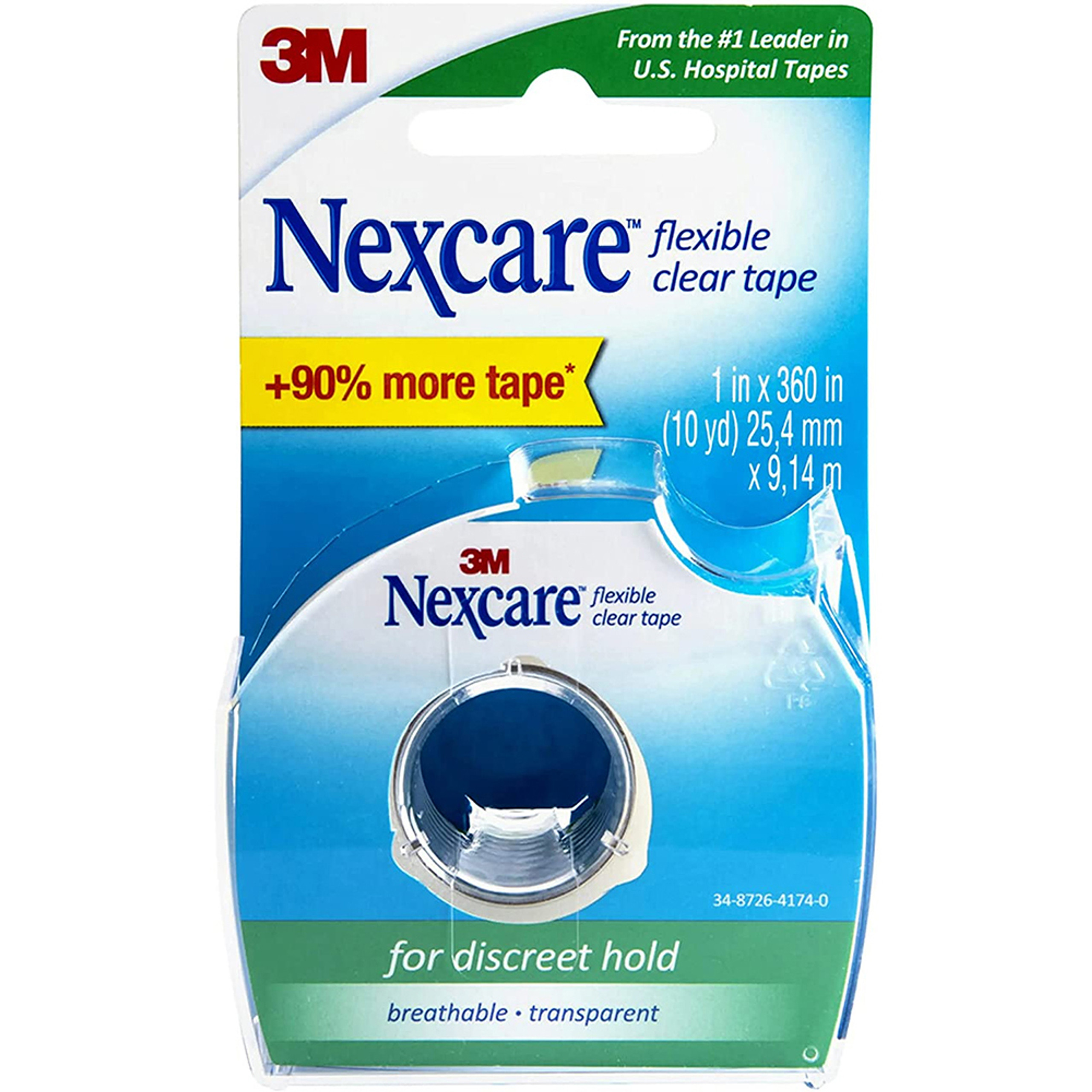 3M Nexcare Flexible Clear Tape 1 Inch 2 ct The Online Drugstore 3M Nexcare Flexible Clear Tape 1 Inch 2 ct The Online Drugstore
