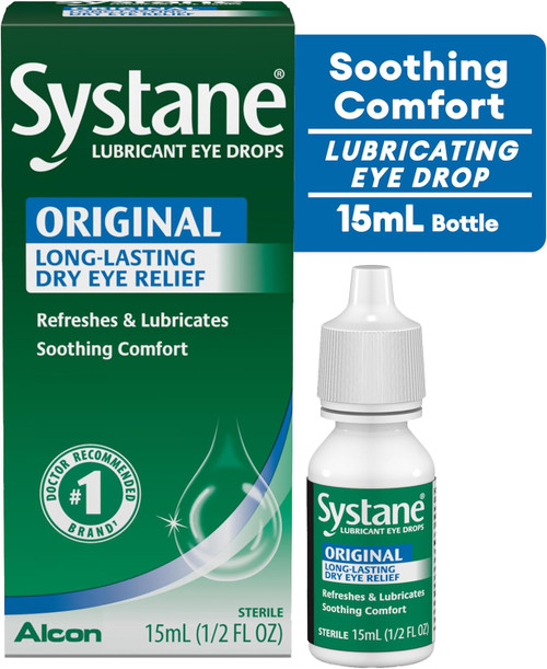 Systane Long Lasting Lubricant Eye Drops - 0.5 oz
