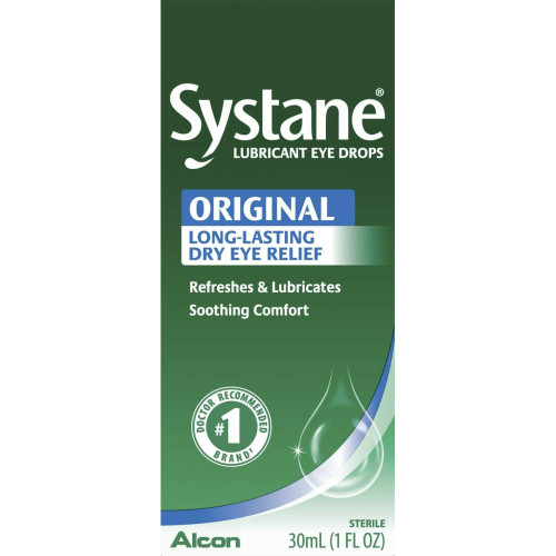 Systane Lubricant Eye Drops, Long Lasting - 1 fl oz